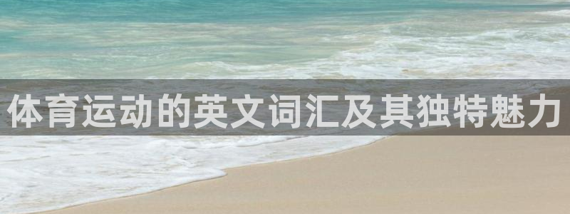 公海赌赌船官方正版app新能源：体育运动的英文词汇及