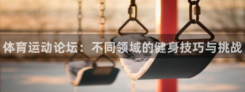 公海赌赌船官方正版app五金厂：体育运动论坛：不同领域的健身